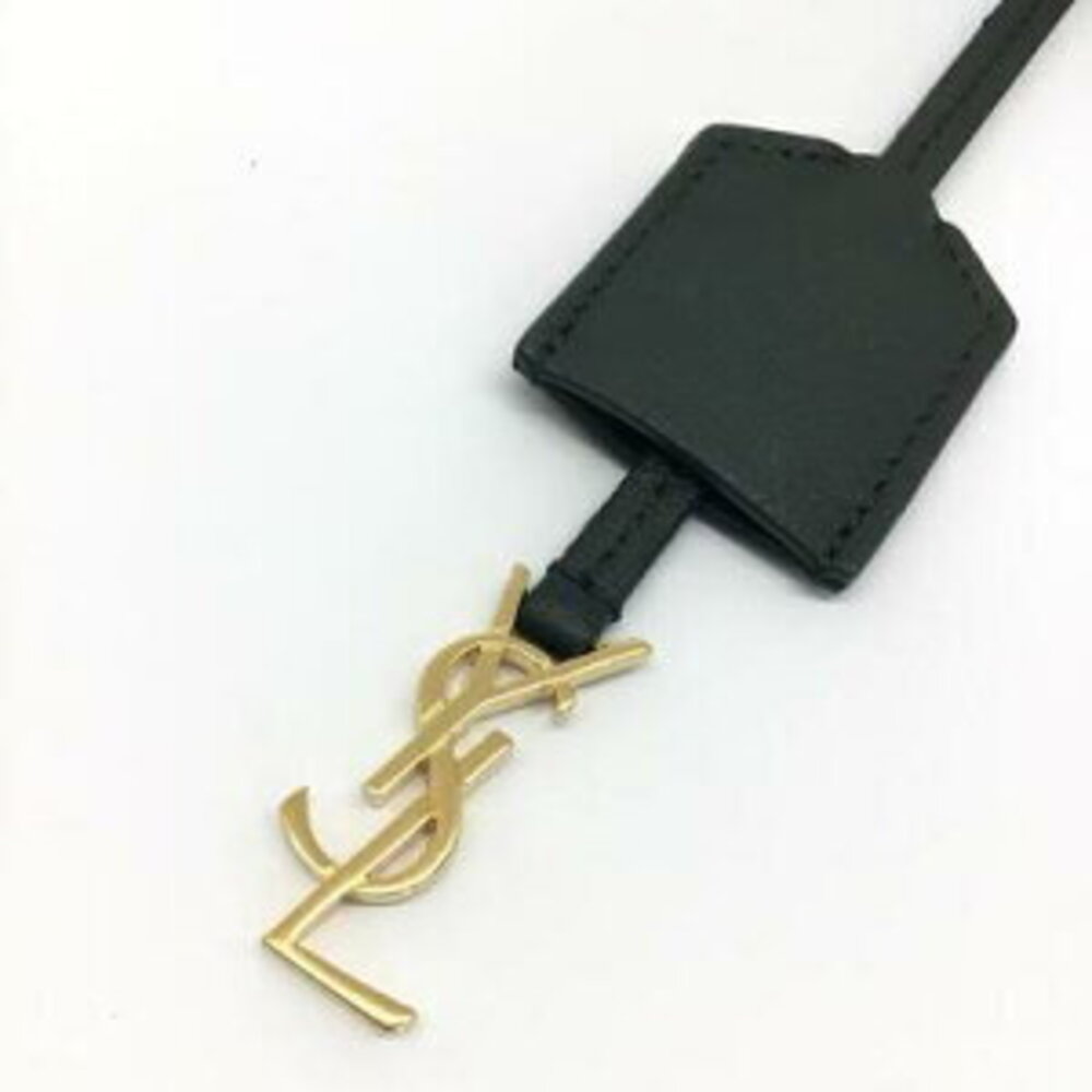 SAINT LAURENT Tote Bag Shoulder Leather Khaki Green - Picture 4 of 15